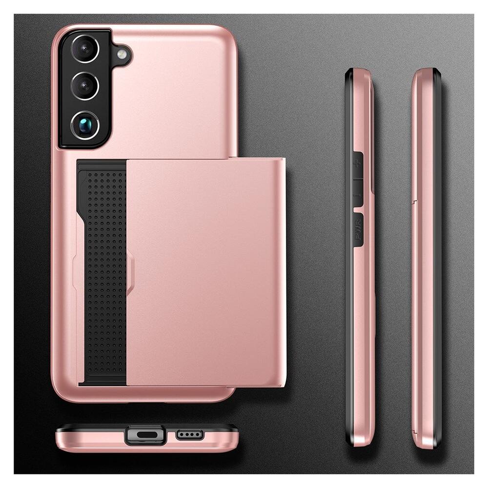 Samsung Galaxy S22 Plus Hoesje Kaarthouder Back Cover Zwart afbeelding 9