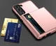 Samsung Galaxy S22 Hoesje Back Cover met Kaarthouder Roze afbeelding 8