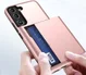 Samsung Galaxy S22 Hoesje Back Cover met Kaarthouder Roze afbeelding 10