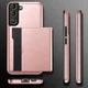 Samsung Galaxy S22 Hoesje Back Cover met Kaarthouder Roze afbeelding 11