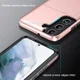 Samsung Galaxy S22 Hoesje Back Cover met Kaarthouder Blauw afbeelding 5