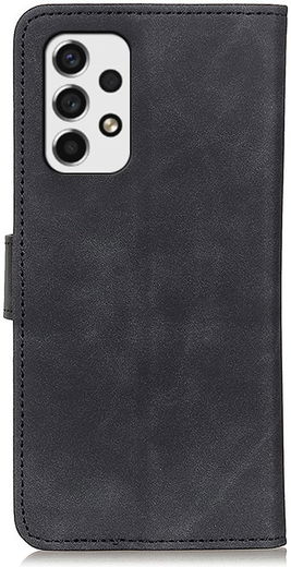 KHAZNEH Samsung Galaxy A53 Hoesje Vintage Wallet Book Case Zwart afbeelding 3