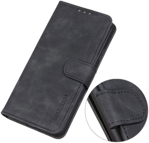 KHAZNEH Samsung Galaxy A53 Hoesje Vintage Wallet Book Case Zwart afbeelding 5