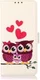 Samsung Galaxy A53 Book Case Hoesje Wallet met Uilen Print afbeelding 1