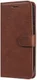 Samsung Galaxy S22 Plus Hoesje Retro Wallet Book Case met Koord Bruin afbeelding 4