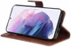 Samsung Galaxy S22 Plus Hoesje Retro Wallet Book Case met Koord Bruin afbeelding 5