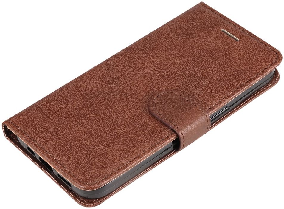 Samsung Galaxy S22 Plus Hoesje Retro Wallet Book Case met Koord Bruin afbeelding 9