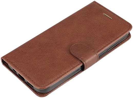 Samsung Galaxy S22 Plus Hoesje Retro Wallet Book Case met Koord Bruin afbeelding 9
