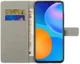 Samsung Galaxy A33 Hoesje Portemonnee Book Case Uilen Print afbeelding 2