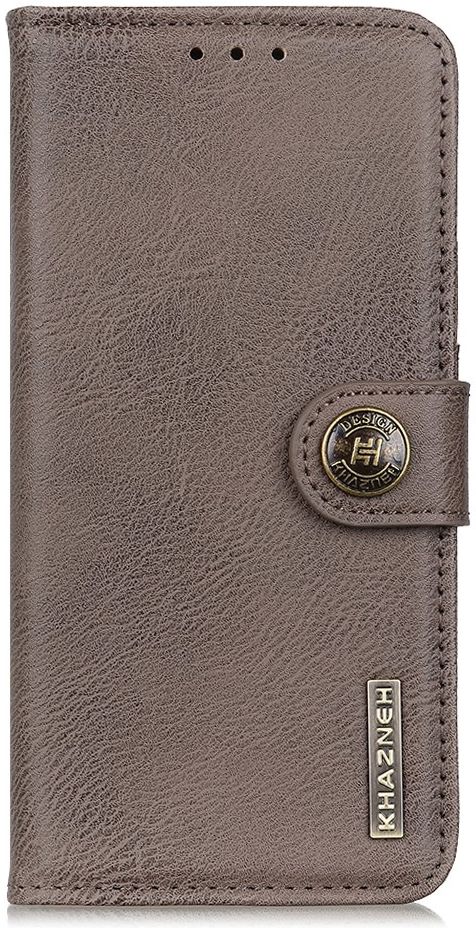 KHAZNEH Samsung Galaxy A33 Hoesje Portemonnee Book Case Grijs afbeelding 2