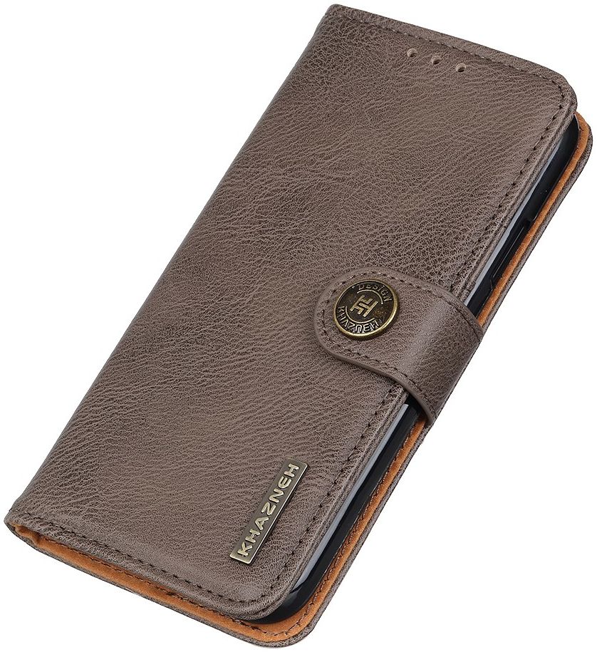 KHAZNEH Samsung Galaxy A33 Hoesje Portemonnee Book Case Grijs afbeelding 8