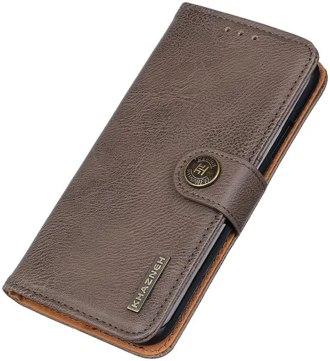 KHAZNEH Samsung Galaxy A33 Hoesje Portemonnee Book Case Grijs afbeelding 8