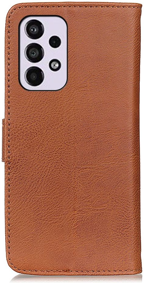 KHAZNEH Samsung Galaxy A33 Hoesje Portemonnee Book Case Bruin afbeelding 6