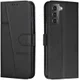 Samsung Galaxy S22 Hoesje Wallet Book Case Kunstleer Zwart afbeelding 9