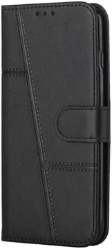 Samsung Galaxy S22 Hoesje Wallet Book Case Kunstleer Zwart