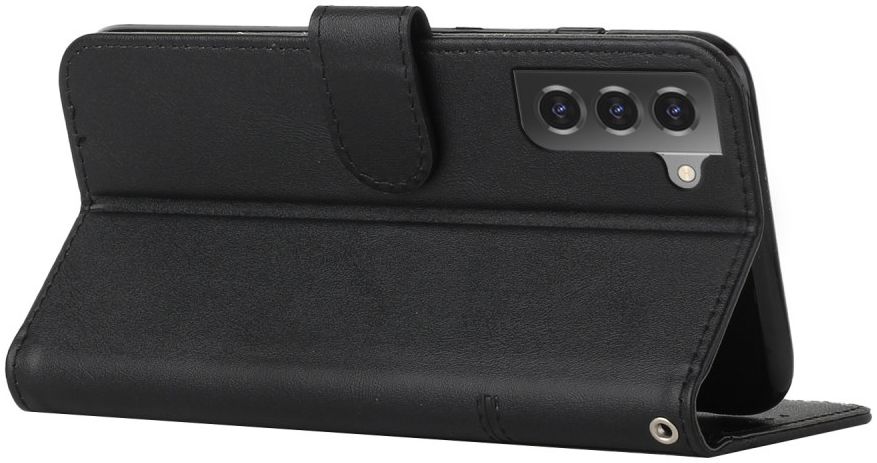Samsung Galaxy S22 Hoesje Wallet Book Case Kunstleer Zwart afbeelding 11