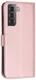 Samsung Galaxy S22 Hoesje Wallet Book Case Kunstleer Roze Goud afbeelding 2