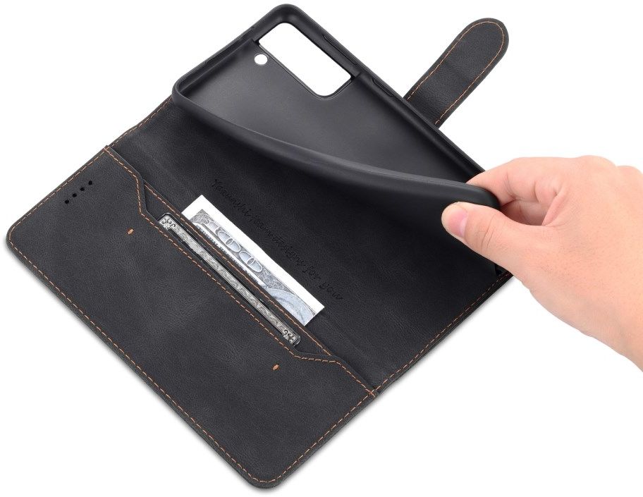AZNS Samsung Galaxy S22 Plus Hoesje Wallet Book Case Kunstleer Zwart afbeelding 10