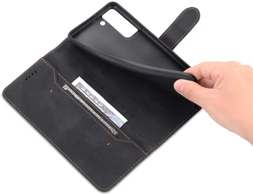 AZNS Samsung Galaxy S22 Plus Hoesje Wallet Book Case Kunstleer Zwart afbeelding 10