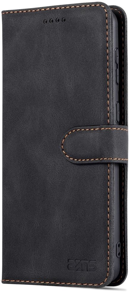 AZNS Samsung Galaxy S22 Plus Hoesje Wallet Book Case Kunstleer Zwart afbeelding 3