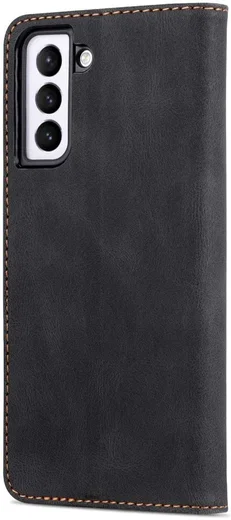 AZNS Samsung Galaxy S22 Plus Hoesje Wallet Book Case Kunstleer Zwart afbeelding 6