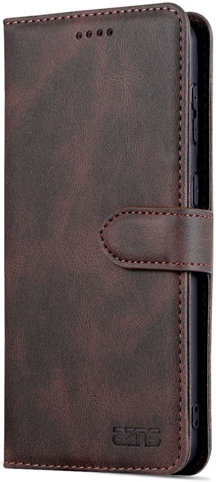 AZNS Samsung Galaxy S22 Plus Hoesje Wallet Book Case Kunstleer Bruin afbeelding 3