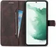 AZNS Samsung Galaxy S22 Plus Hoesje Wallet Book Case Kunstleer Bruin afbeelding 1