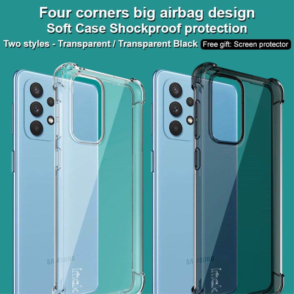 IMAK Samsung Galaxy A33 Hoesje + Screen Protector Transparant afbeelding 5