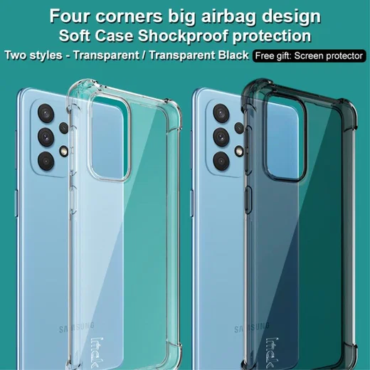 IMAK Samsung Galaxy A33 Hoesje + Screen Protector Transparant afbeelding 5