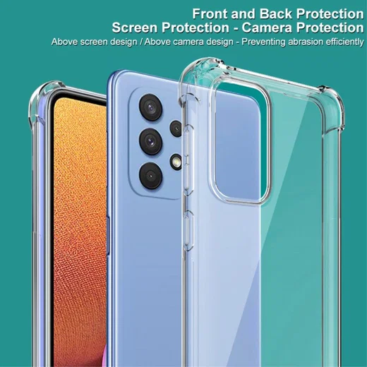 IMAK Samsung Galaxy A33 Hoesje + Screen Protector Transparant afbeelding 7