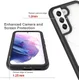 Samsung Galaxy S22 Hoesje Volledig Schokbestendig Cover Zwart afbeelding 5