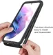 Samsung Galaxy S22 Hoesje Volledig Schokbestendig Cover Zwart afbeelding 6