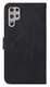 Samsung Galaxy S22 Ultra Hoesje Book Case met Koord Kunstleer Zwart afbeelding 1