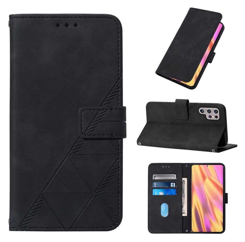 Samsung Galaxy S22 Ultra Hoesje Book Case met Koord Kunstleer Zwart afbeelding 6