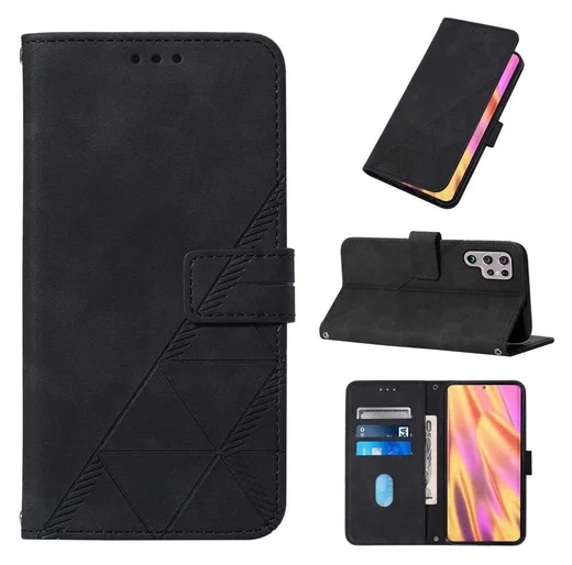 Samsung Galaxy S22 Ultra Hoesje Book Case met Koord Kunstleer Zwart afbeelding 6