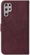 Samsung Galaxy S22 Ultra Hoesje Book Case met Koord Kunstleer Rood afbeelding 2