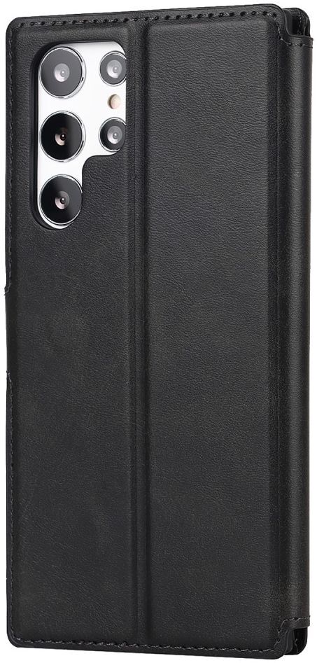 Samsung Galaxy S22 Ultra Hoesje RFID Portemonnee Book Case Zwart afbeelding 11