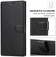 Samsung Galaxy S22 Ultra Hoesje RFID Portemonnee Book Case Zwart afbeelding 6