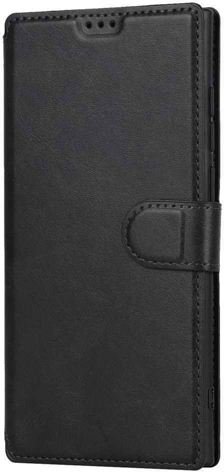 Samsung Galaxy S22 Ultra Hoesje RFID Portemonnee Book Case Zwart afbeelding 2
