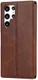 Samsung Galaxy S22 Ultra Hoesje RFID Portemonnee Book Case Bruin afbeelding 11