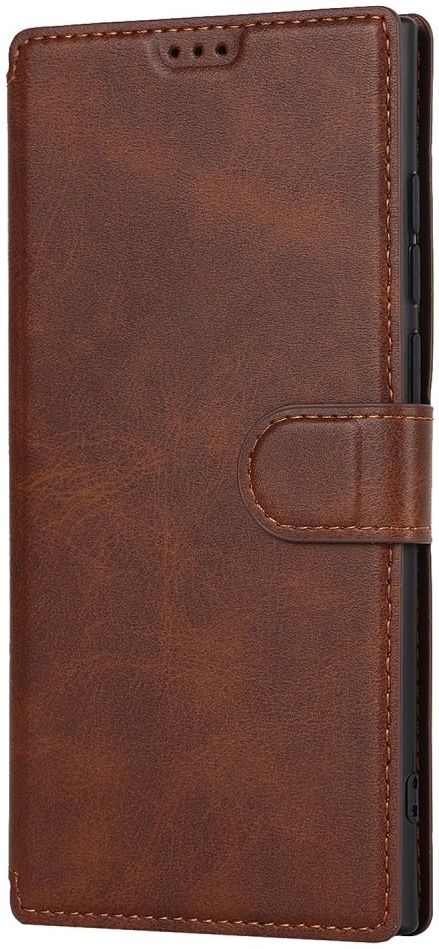 Samsung Galaxy S22 Ultra Hoesje RFID Portemonnee Book Case Bruin afbeelding 2