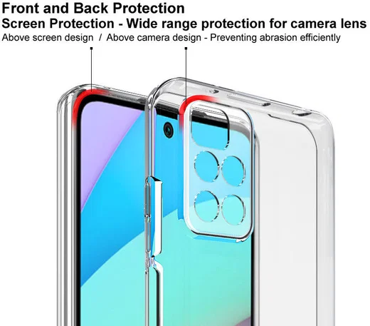 Imak UX-5 Xiaomi Redmi 10 Hoesje Flexibel en Dun TPU Transparant afbeelding 3