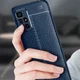 Xiaomi Redmi 10 Hoesje TPU Back Cover Kunstleer Textuur Blauw afbeelding 3