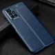Xiaomi Redmi 10 Hoesje TPU Back Cover Kunstleer Textuur Blauw afbeelding 2