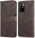 AZNS Xiaomi Redmi 10 Hoesje Wallet Book Case Kunstleer Bruin afbeelding 3