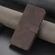 AZNS Xiaomi Redmi 10 Hoesje Wallet Book Case Kunstleer Bruin afbeelding 4