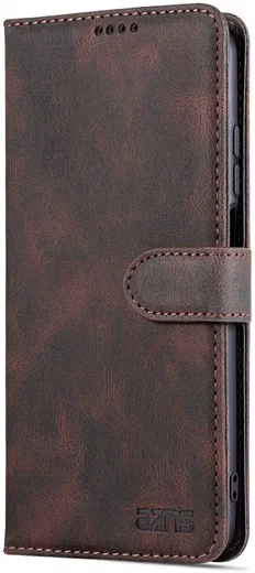 AZNS Xiaomi Redmi 10 Hoesje Wallet Book Case Kunstleer Bruin afbeelding 7