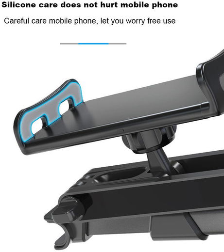 Universele 360° Verstelbare Hoofdsteun Tablet/Smartphone Houder Auto afbeelding 11