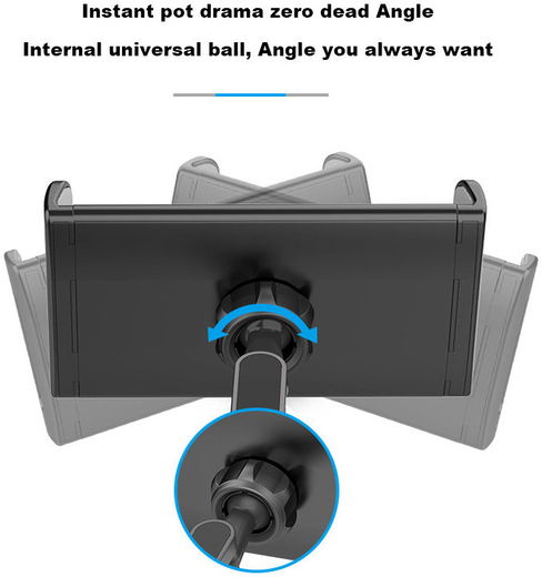 Universele 360° Verstelbare Hoofdsteun Tablet/Smartphone Houder Auto afbeelding 8