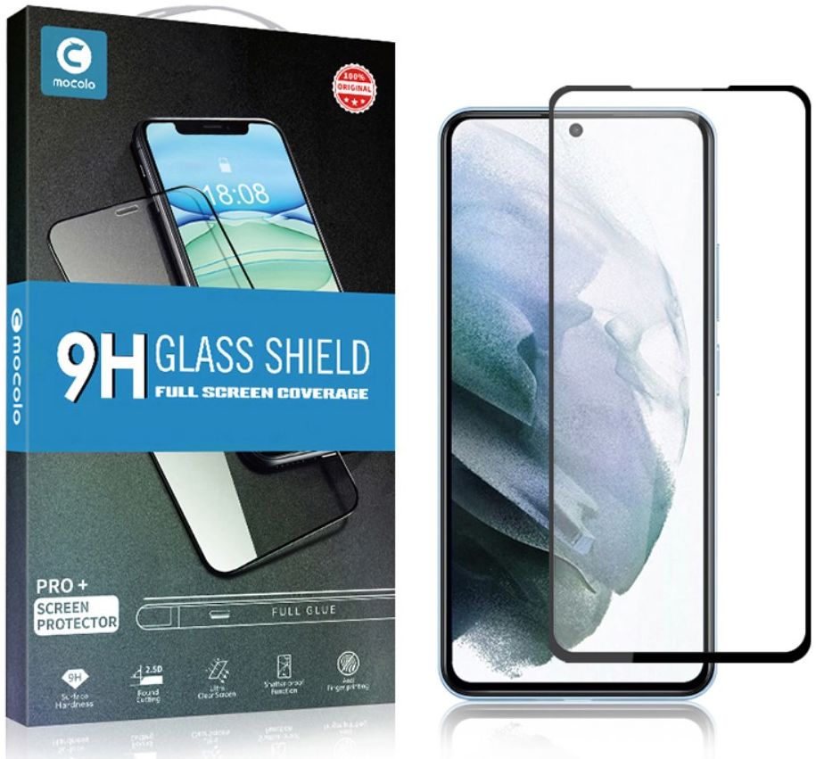 MOCOLO Samsung Galaxy S22 Screen Protector Volledig Dekkend Zwart afbeelding 11